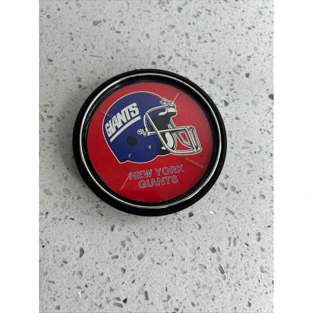 New York Giants NFL Football Helmet Coasters Set of 4‎ Round Cork Back